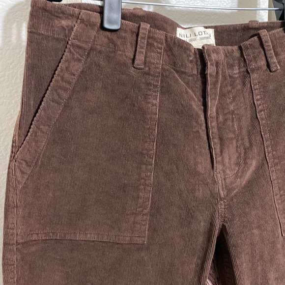 Nili Lotan Brown Corduroy Pants - Picture 3 of 5